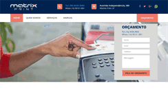 Desktop Screenshot of matrixprint.com.br